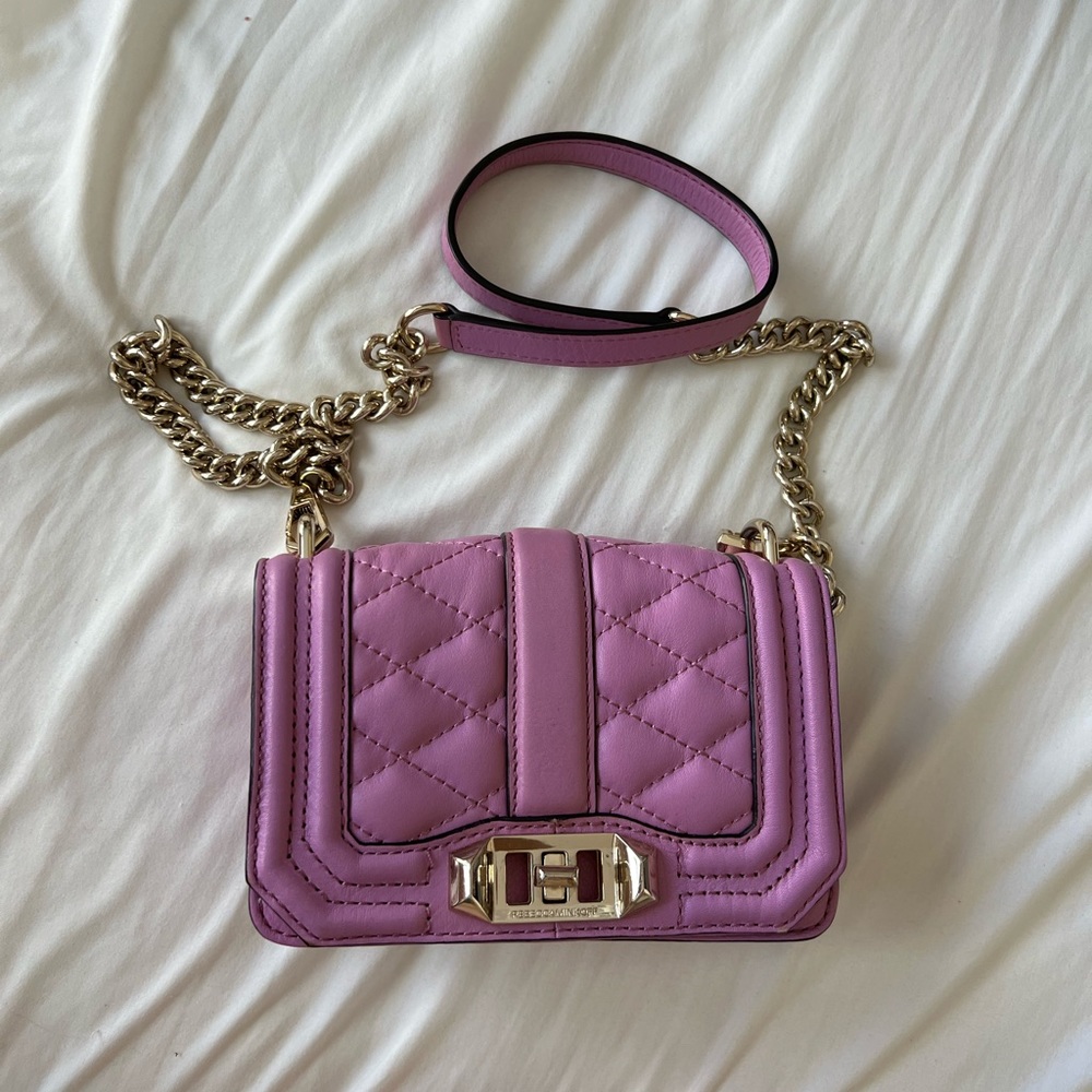 Rebecca Minkoff Chevron Quilted Love Crossbody